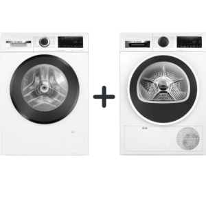 BRUGT - Bosch WGG254ZESN/41 + WQG242AISN/01 serie 6, Pakketilbud - vaskmekasine & tørretumbler