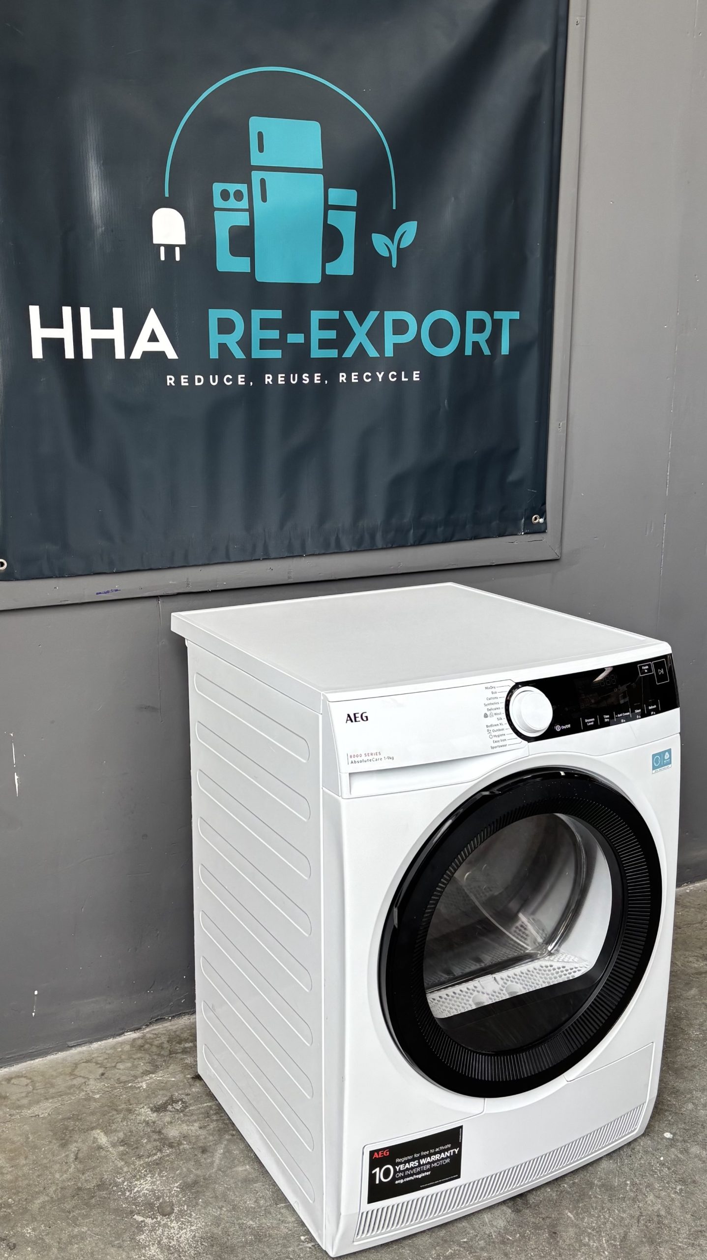 BRUGT - AEG tørretumbler TR834S94W - Billede 4